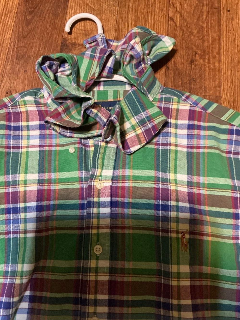 Ralph Lauren Blue Label Upcycled Reworked Polo - Picture 2 of 4